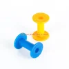 Colorful plastic empty wire spool for electrical use