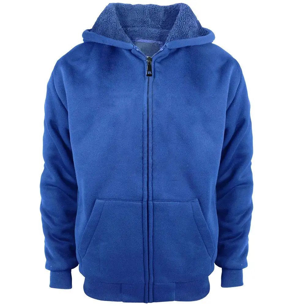 plain blue zip up hoodie