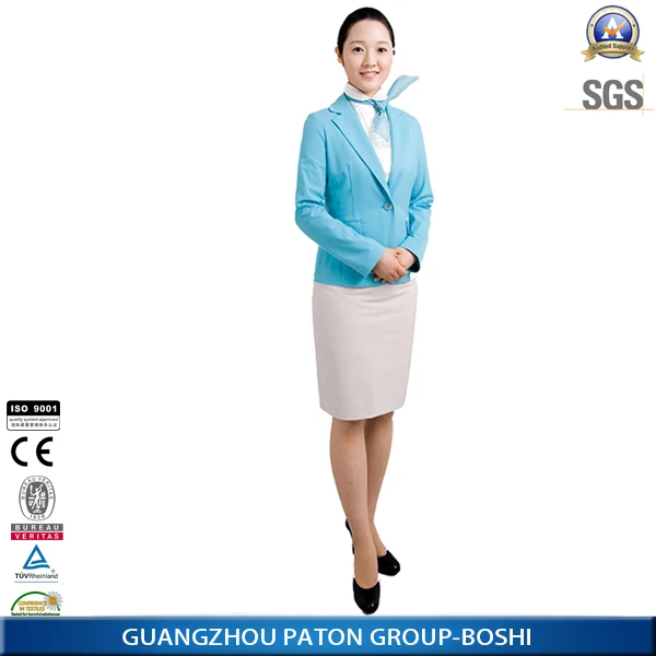 
Custom hot sale women bank uniform, high quality women uniform oem service 