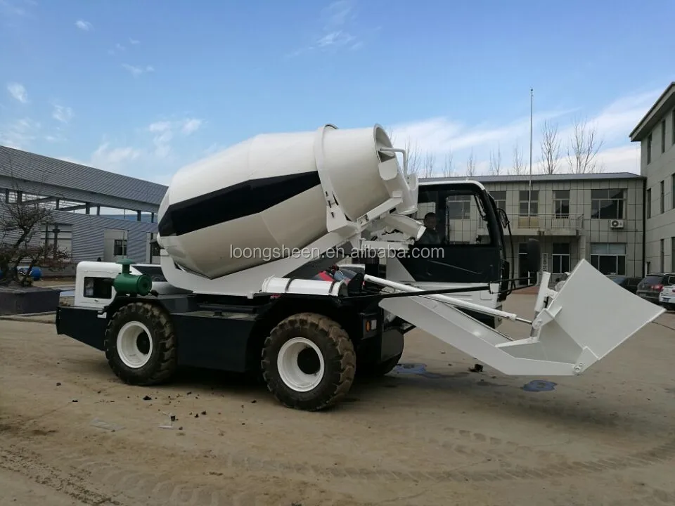 self-loading concrete mixer truck 1