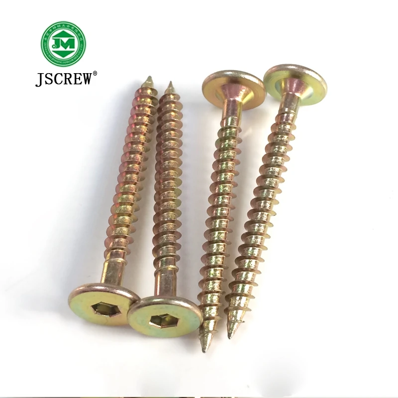 Good Quality Low Price Brass Yellow Zinc Decorative Wood Screw For