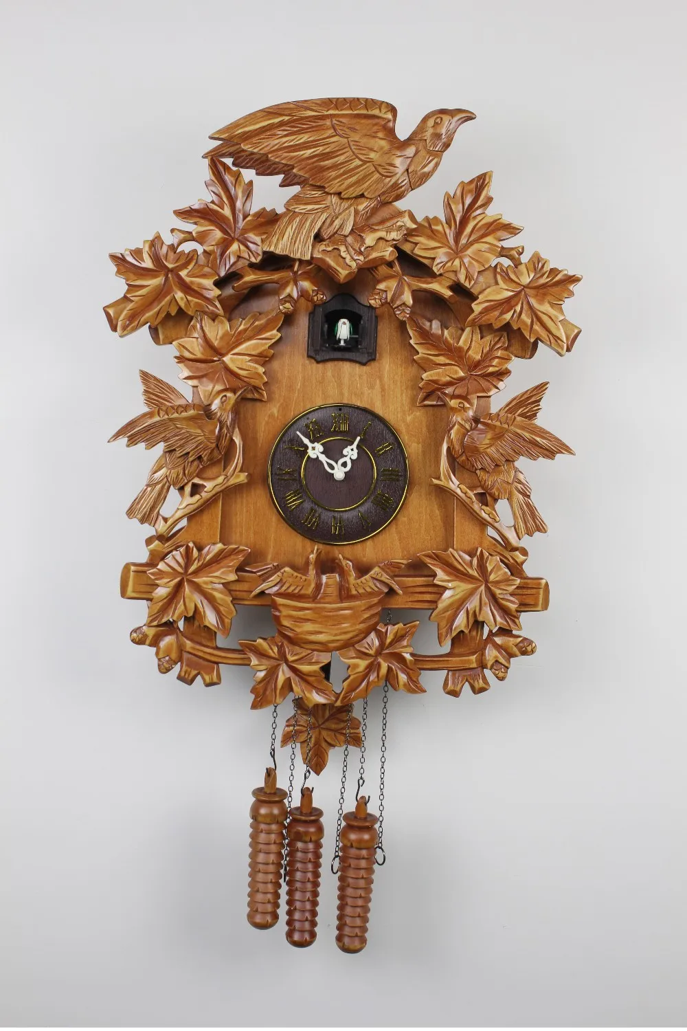 Wooden Cuckoo Wall Clock With Bird Come Out Buy Cuckoo Wall Clock