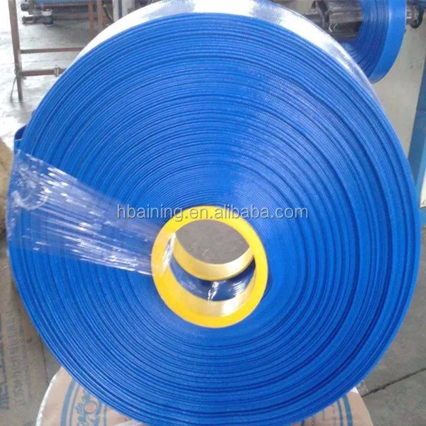 Bleu PVC Layflat Hose pipes water Delivery décharge Irrigation Lay Plat 4 BAR 