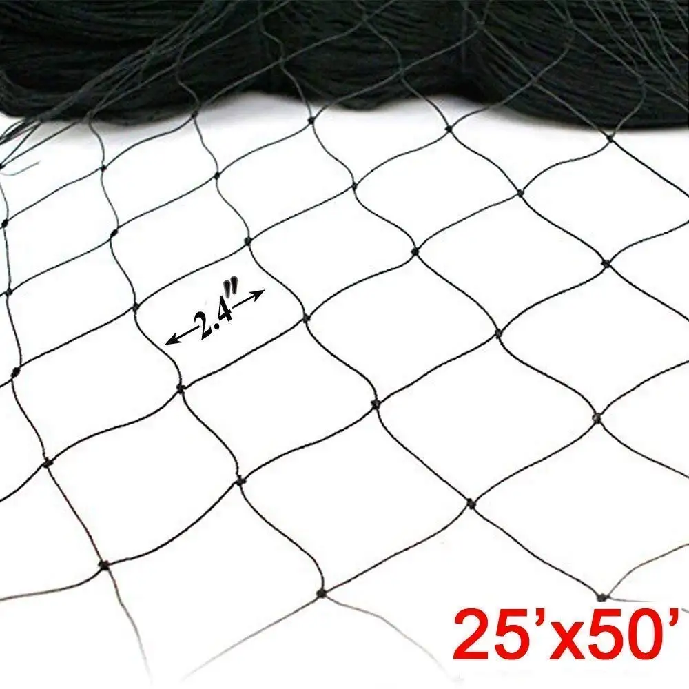 Bird Netting 13ft x 33ft Green Protective Netting Pond Net Protects Garden Yard