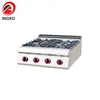 Commercial Stainless Steel Cooking Cooktop 4 Burner Table Top Gas Cooker