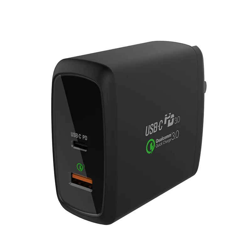 PD QC3.0 travel charger 60W wall charger ac dc adapter