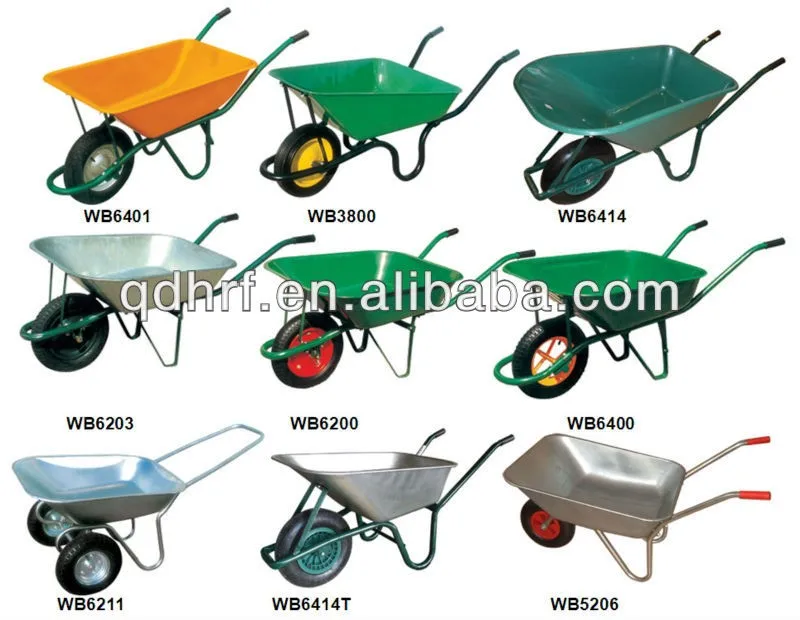 one wheel garden trolley
