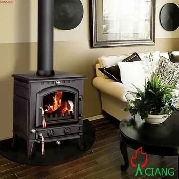 9kw Indoor Multi Fuel Cast Iron Solid Fuel Fireplace Buy 9kw