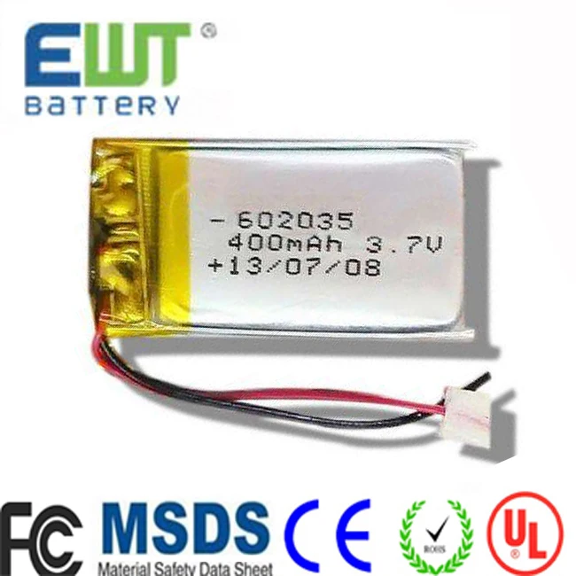 602035 400MAH 3.7V