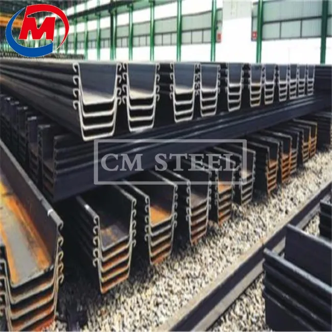 Astm A328 Q345b Type 2 Hot Rolled Steel Sheet Piles