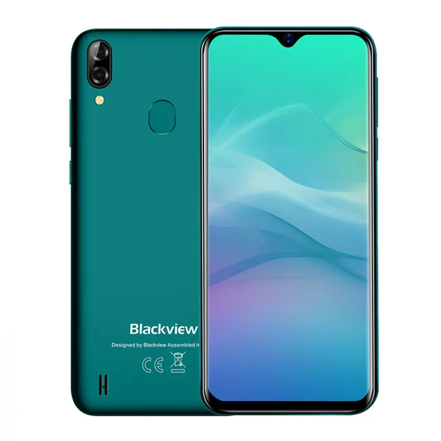 

Blackview A60 Pro Mobile Phone 3GB+16GB Android 9.0 MT6761V Quad-core Cellphone Waterdrop Screen 4080mAh Touch ID 4G Smartphone