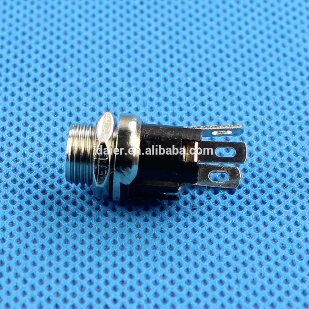 DC-025M Metal Fillet Solder Terminals DC Power Jack Plug Adapter