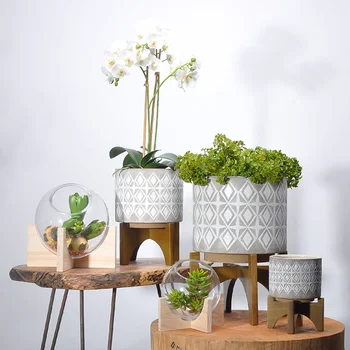 Room Interior Decorative Modern Flower Pots Cement Plant Pot With Stand For Holder Buy Plant Pot With Stand Decorative Plant Pots Indoor Flower Pot