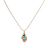 

M18-30013 xuping fatima hand eye necklace, china fancy fashion artificial jewellery in delhi