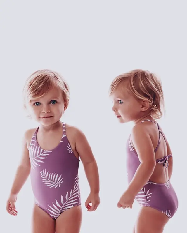 

private labels custom sexy kids little girls bikini swimwear fashion momy and me one piece seamless and reversible bikini, Free