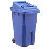 Good Quality Blue Black Red Yellow Standard Size Hotel Lobby Trash Waste Recycle Can Bin With Cover And Wheels