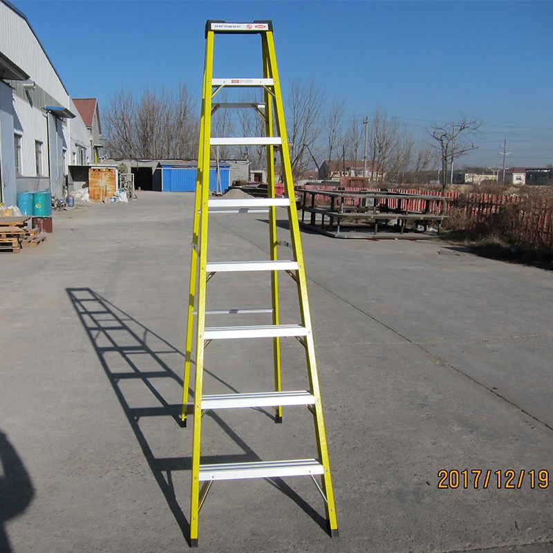 
Folding narrow step fiberglass electrician ladder for home used 