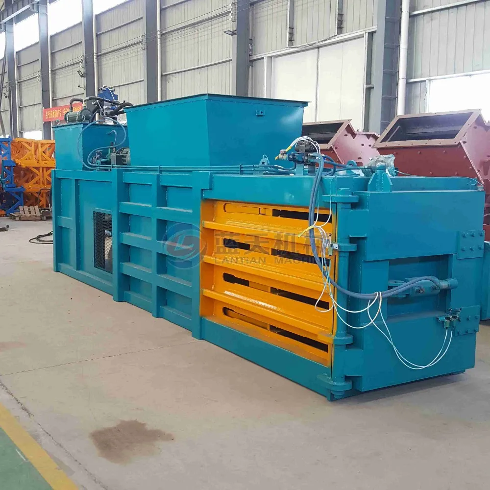 Cardboard Baling Press Machine Hydraulic Plastic Baler Used Clothes