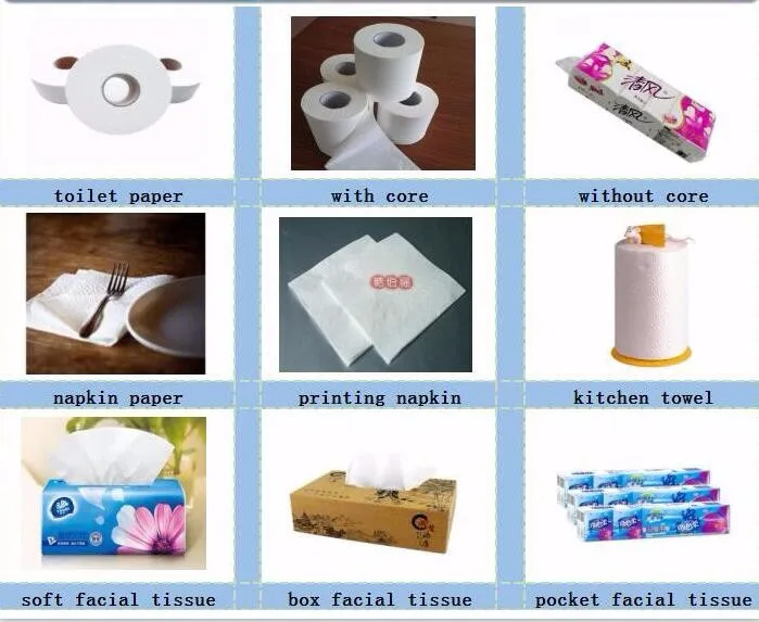 low price paper roll production line/kitchen paper making machine/toilet tissue paper making machine from wood pulp  