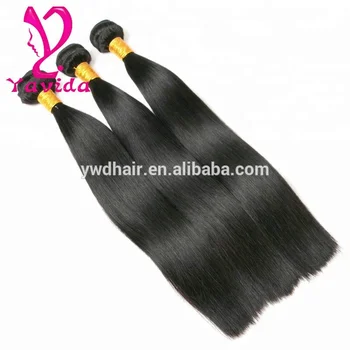 Yavida 100 Human Hair Bundles Indian Straight Hair Weave 3 Piece