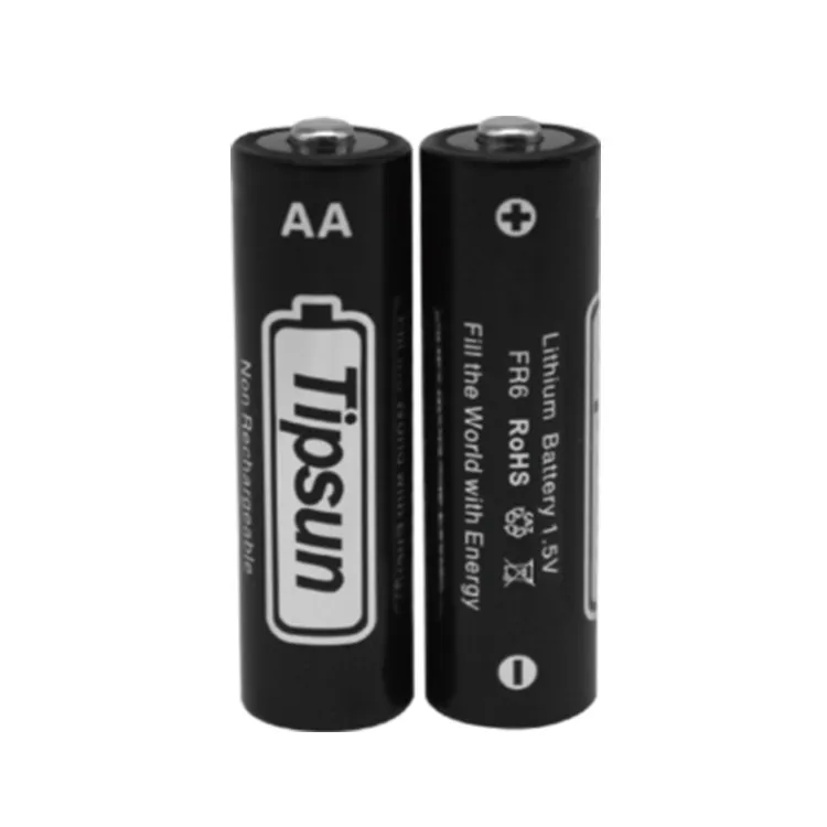 15Years Shelf Life 1.5V 2900mAh TIPSUN FR6 AA lithium battery