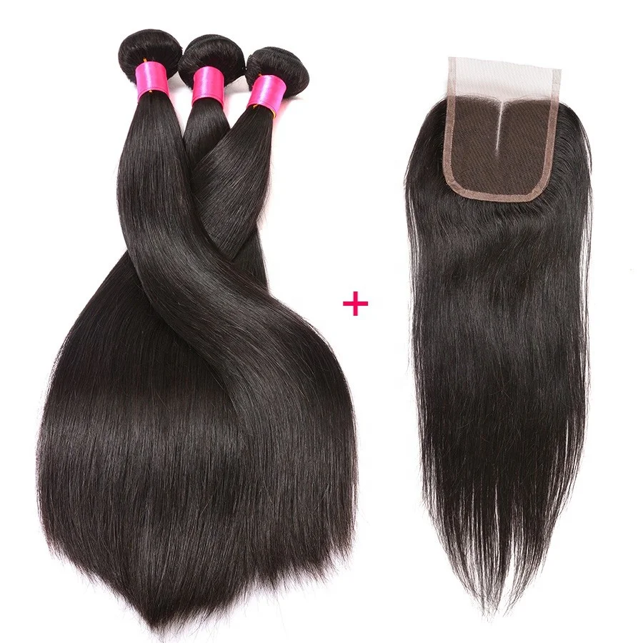 

Wholesale price top grade free sample virgin hair bundles 3 bundles of brazilian hair with lace closure