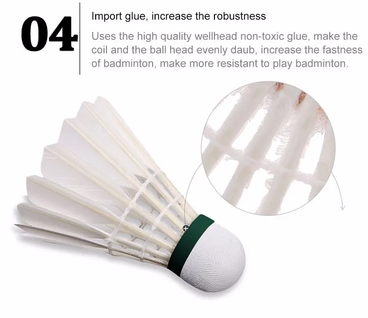 2017 Wholesale Natural Feather Shuttlecock Badminton Buy Natural