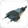 CEE7/16 VDE 2-pin plug with H03VVH2-F 2*0.75mm2 and IEC C7 connector