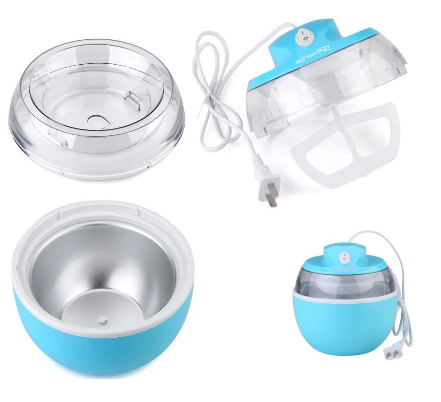 V Ice Cream Machine Fully Automatic Mini Fruit Ice Cream Maker For Home Electric Diy Kitchen