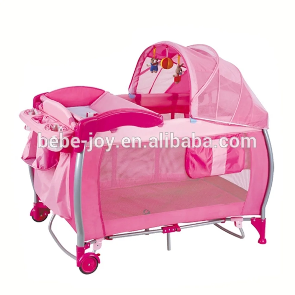 pink cot bed