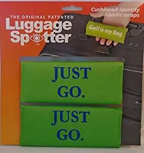 Great Gift! Luggage Spotter NOT Your Bag Lime Green Luggage Handle Wrap//Luggage Tag 2 Pack