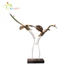 Modern copper sculpture art high-grade metal furnishing articles modern indoor sculpture