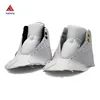 Wholesale cheap lace up PU mesh semi-finished men sport shoe vamp uppers
