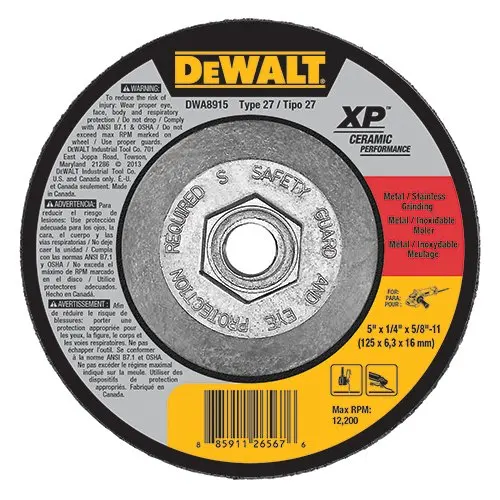 1 One DeWalt  7" Metal Cut Off Wheel Disc 3/32" Thick 7/8 8700 rpm 