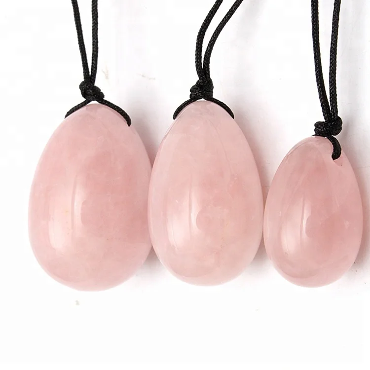 

Private label Woman care product Rose Quartz yoni egg, Pink