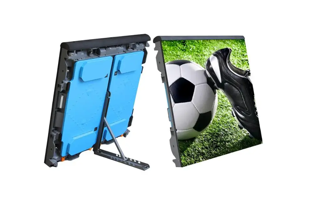 P10 High Brightness Football Stadium Perimeter Advertising LED Display with Soft Mask