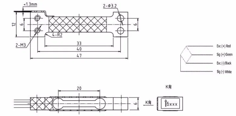 Micro Load Cell 500g for Jewelry Scale - Precision & Durability