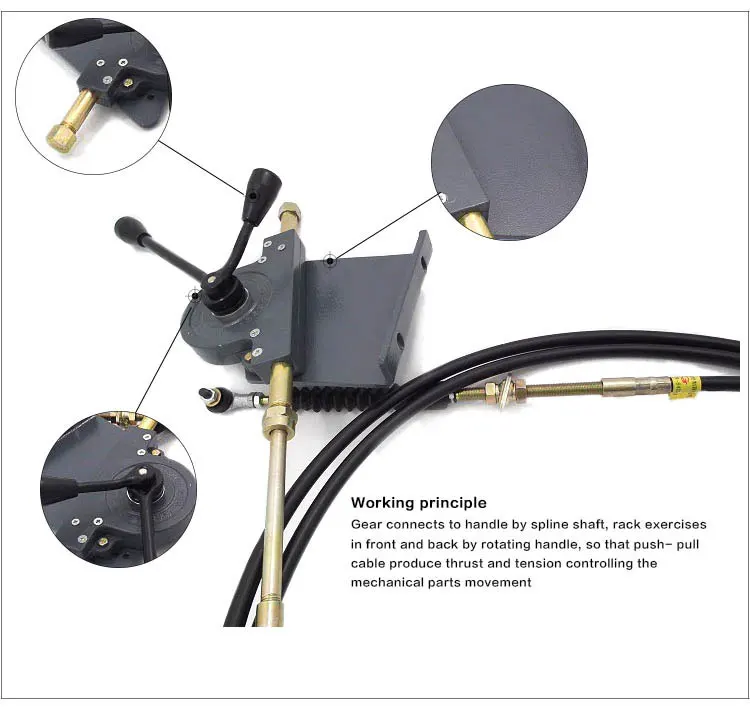 G J 1105 Pump Truck Power Take Off Push Pull Cable Control Lever Buy