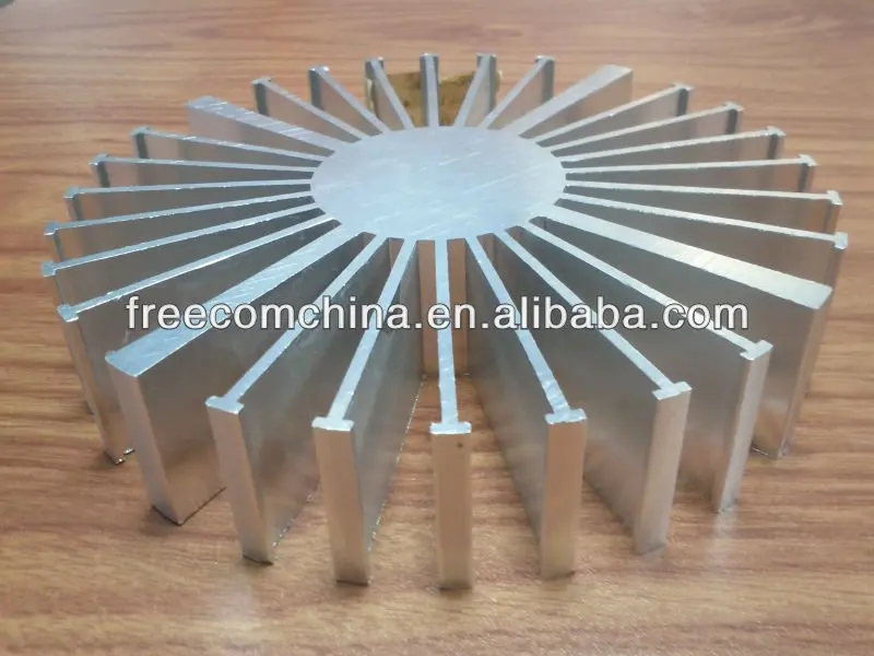 
Freecom aluminum extrusion heatsink/pin fin heatsink/silver anodized aluminum heat sink 