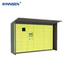 Stainless steel intelligent laundry lockers with good software solutions for campus