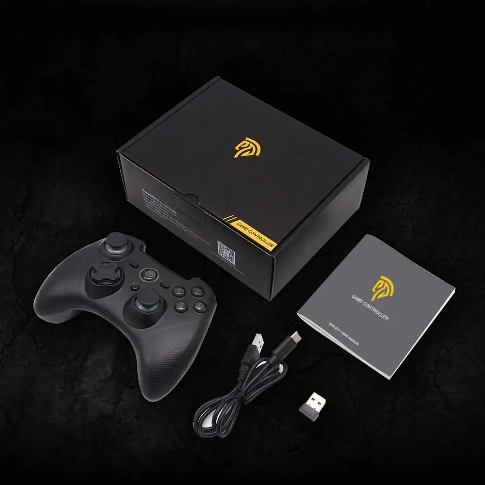 

2.4G wireless gaming controller video game console gaming joystick for PC, Black