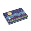 Low MOQ In Stock Rectangular shape flat A5 size gift card tins