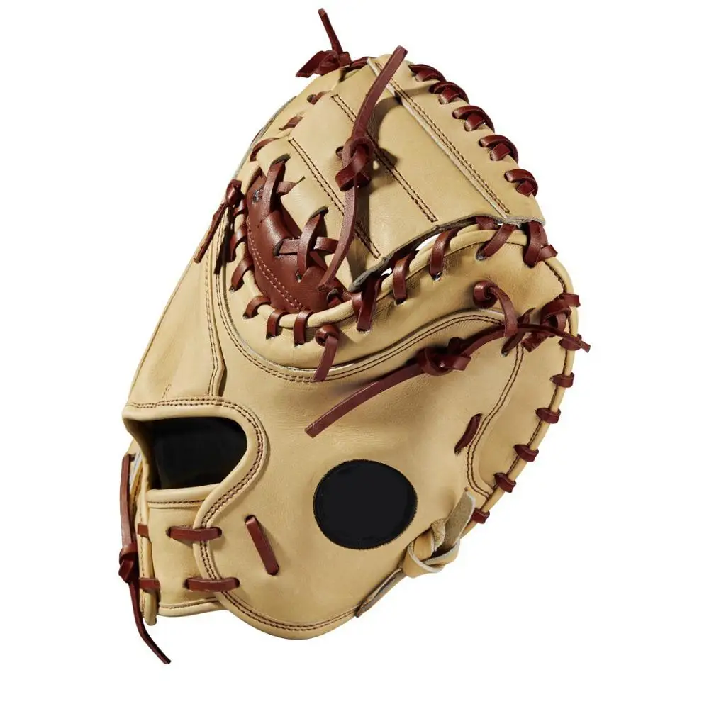 33.5" Catcher's Baseball Mitt Right Hand Throw Steerhide Leather
