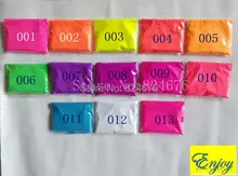 NEON Orange Red Color Shiny Fluorescence Pigment Phosphor Powder Dust Nail Polish Fluorescent Powder for Nail