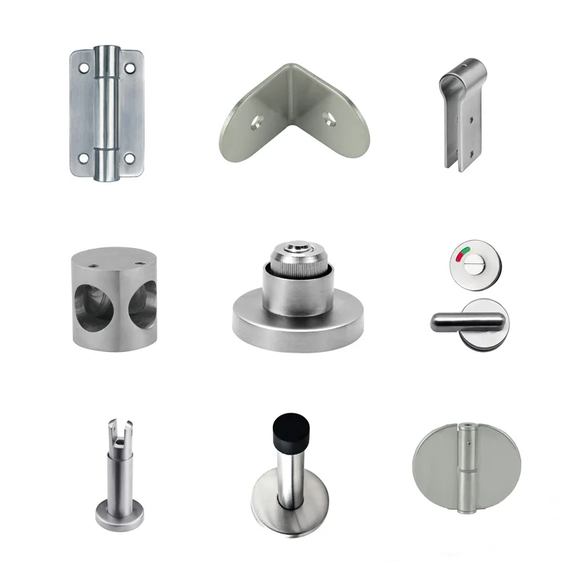 304 High Quality Stainless Steel Cubicle Fittings Toilet Partition ...