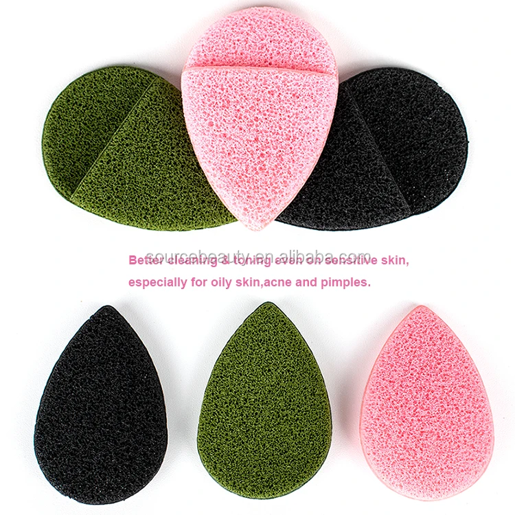 Facial Cleansing Sponges Face Makeup Wash Pad Exfoliating Glove Puff Finger Mitt Facial