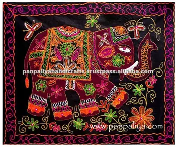 Elephant Wall Hanging elephant handmade embroidered wall hanging tapestry - buy wall Elephant Wall Hanging elephant handmade embroidered wall hanging tapestry - buy wall