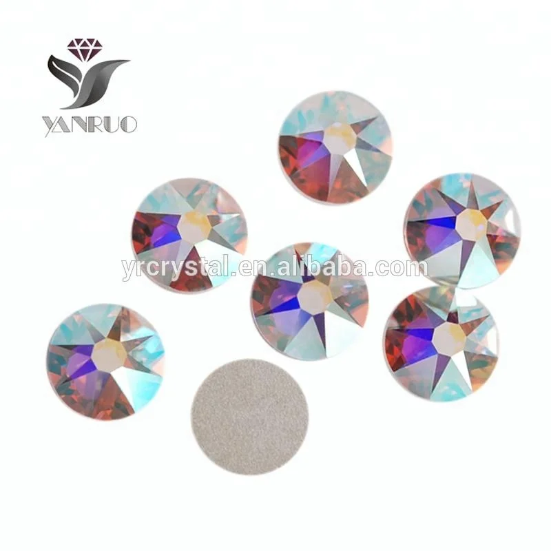 

Factory NEW SS10 2088 16 cut facets 8 big+8 small facets high quality flat back Non Hot fix rhinestones crystal ab rhinestones, N/a