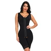 Reinforce Big 3 Hooks Abdominal Control Full Shapewear Underwear Women Crotchless Body Shaper