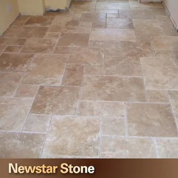 Antique Honed And Filled French Pattern Travertine Tile Antique Honed And Filled French Pattern Travertine Tile